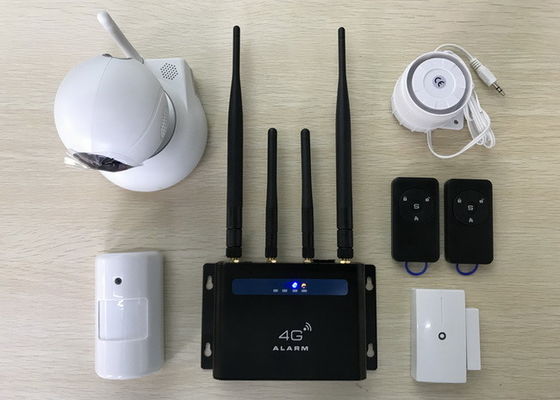 China Alarme de assaltante sem fio da câmera de Wifi, alarme esperto da segurança interna do detector de LTE DIY fornecedor