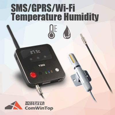 China o registador de dados 12V da umidade da monitoração de temperatura de 3G 4G G/M SMS Wifi GPRS entrou máximo fornecedor