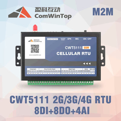 China 9 - Internet da C.C. 28V do controlador da entrada GPRS RTU das coisas com 8Di 8Do 4Ai fornecedor
